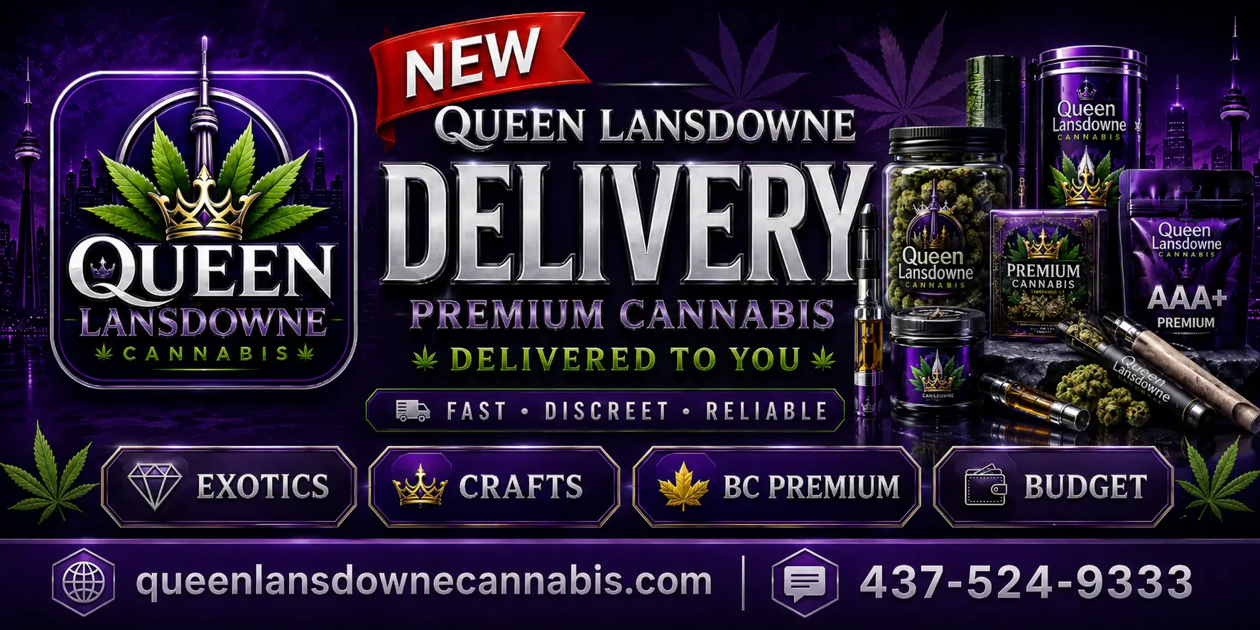 Queen Lansdowne Cannabis Dispensary Weed Delivery